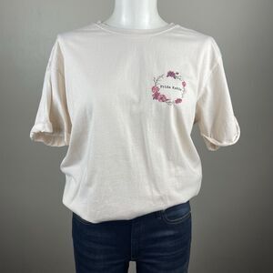 Frida Kahlo Women’s Pink L Retro Artsy Graphic Tee At The End Of The Day Quote